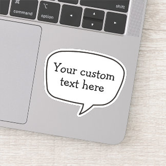 Speech Bubble Sticker