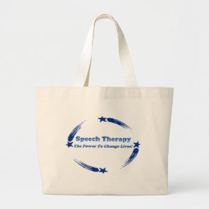 Speech Change Lives Large Tote Bag