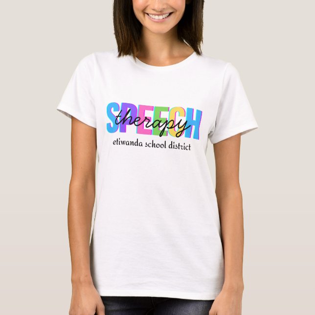 Speech etiwanda T-Shirt (Front)