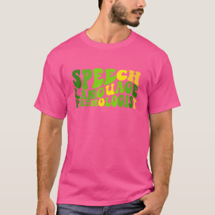 Speech Language Pathologist Boho Retro Speech Ther T-Shirt