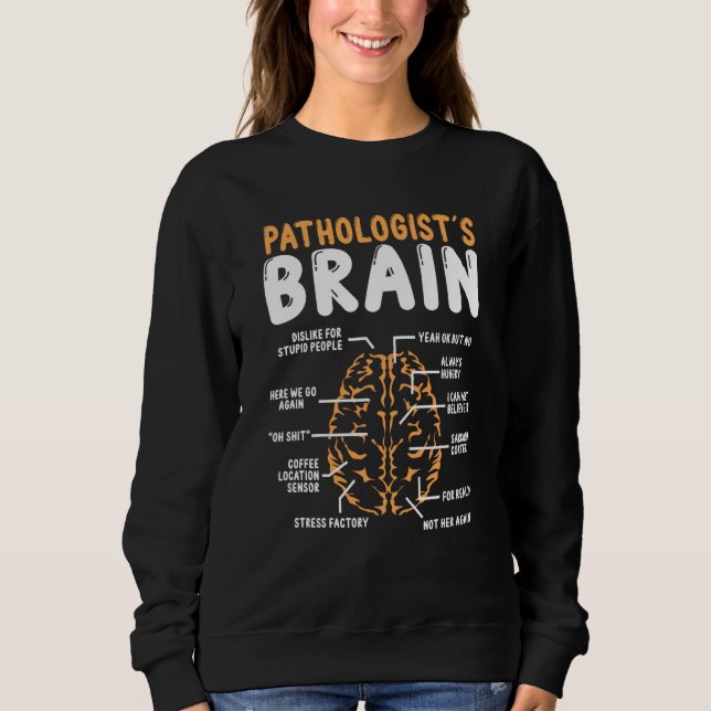 Speech Language Pathologist Brain Sped Teacher SLP Sweatshirt (Front)