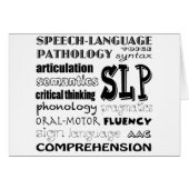 Speech Language Pathologist Cards (Front Horizontal)