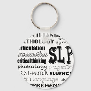 Speech Language Pathologist Keychain