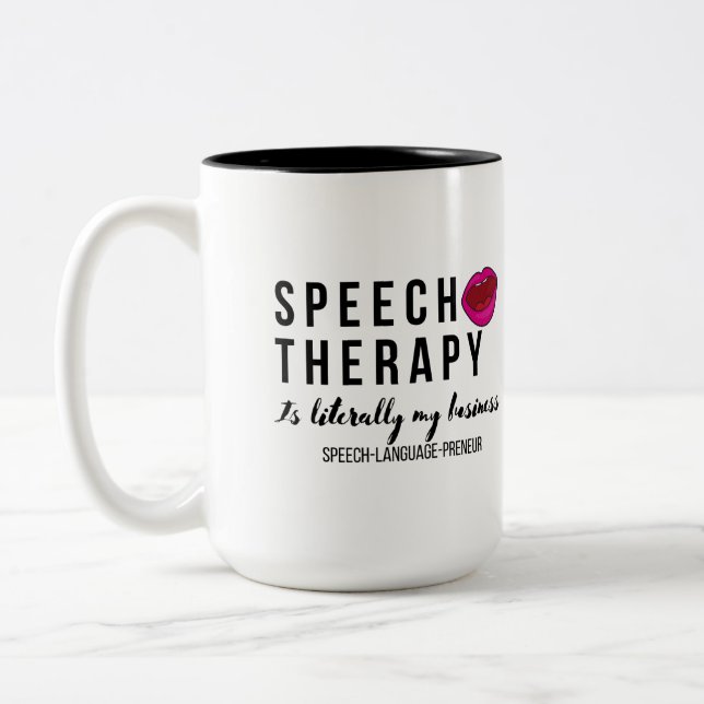 Speech-Language Pathologist (Private Practice) Two-Tone Coffee Mug (Left)