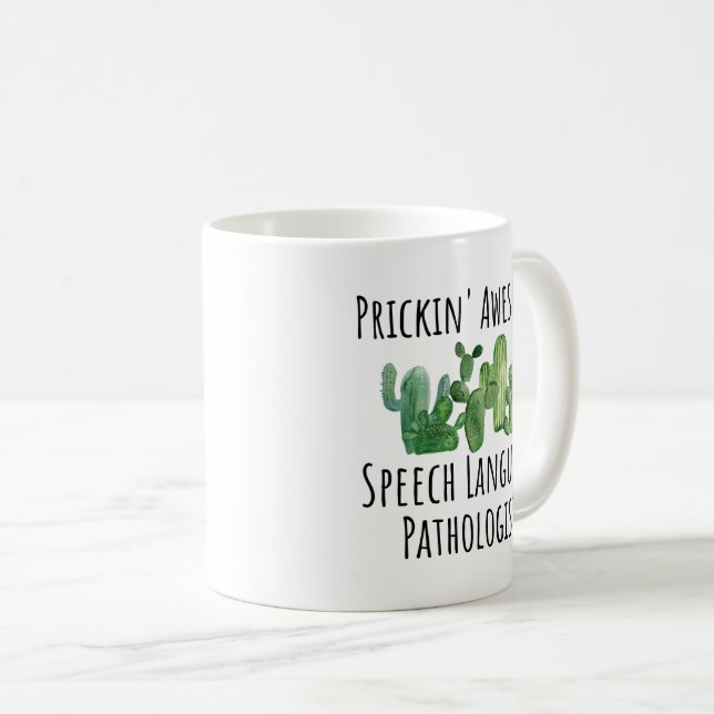 Speech Language Pathologist SLP Gift Coffee Mug (Front Right)