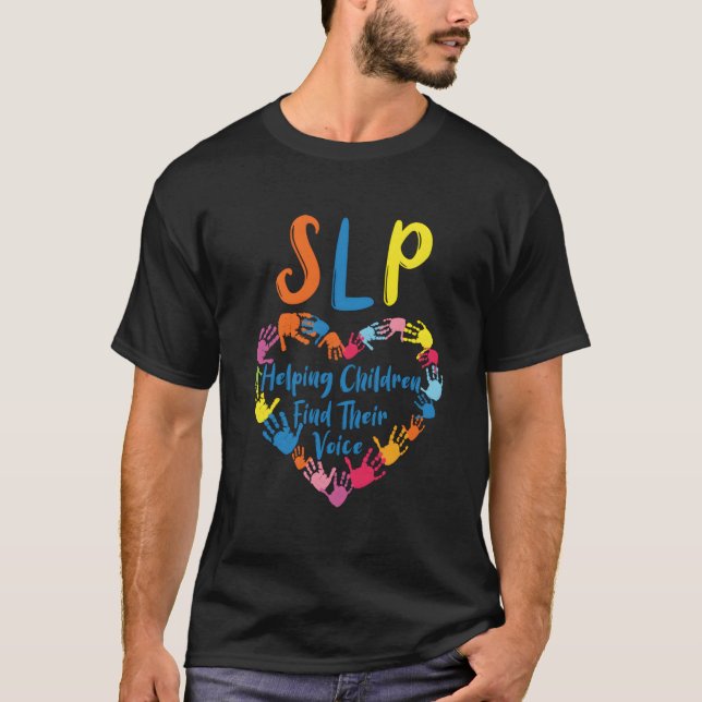 Speech Language Pathologist Slp T-Shirt (Front)