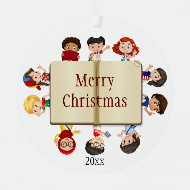 Speech-Language Pathologist, Teacher Child Worker Metal Ornament (Front)