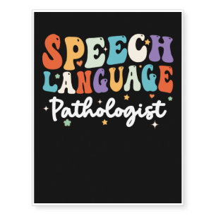 Speech Language Pathologist Temporary Tattoos