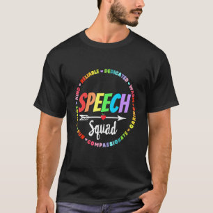Speech Language Pathologist Therapy Groovy Speech T-Shirt