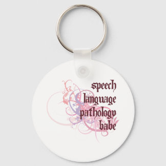 Speech Language Pathology Babe Keychain