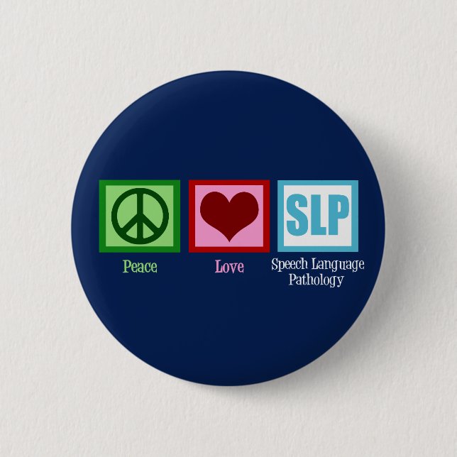 Speech Language Pathology Button (Front)