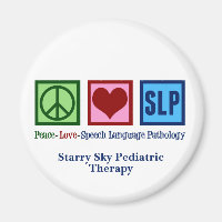 Speech Language Pathology Custom Peace Love SLP