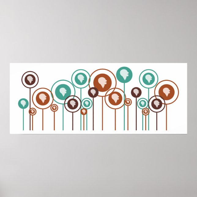 Speech Language Pathology Daisies Poster (Front)