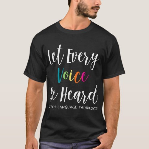 Speech_Language Pathology Gift SLP Therapist Appre T_Shirt