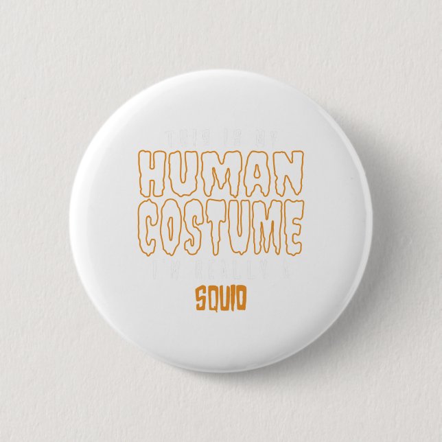 Speech Language Pathology Halloween Speech Therapy Button (Front)