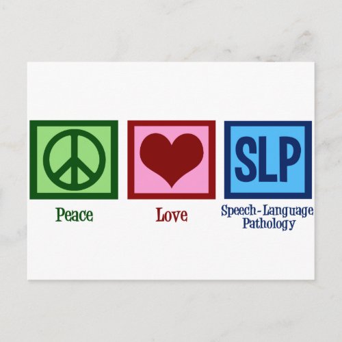 Speech Language Pathology Postcard