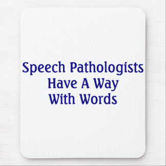 Speech Pathologist Mouse Pad