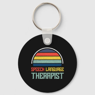Speech Pathology Therapy Autism Awareness Month  Keychain
