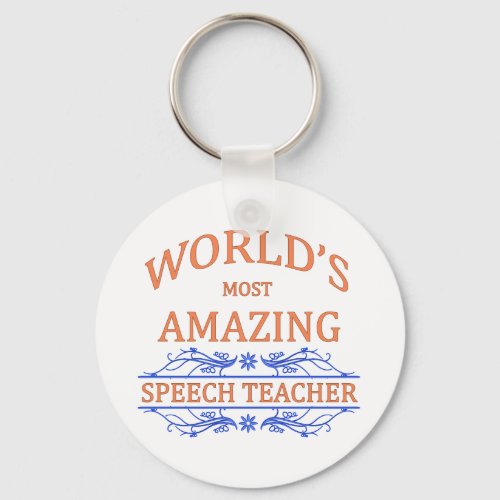 Speech Teacher Keychain