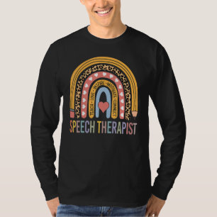 Speech Therapist 100th Day Of School Speech Therap T-Shirt