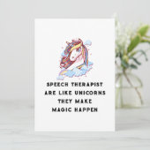 Speech Therapist Are Like Unicorns Speech Therapy (Standing Front)