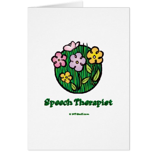 Speech Therapist Blooms Cards (Front)