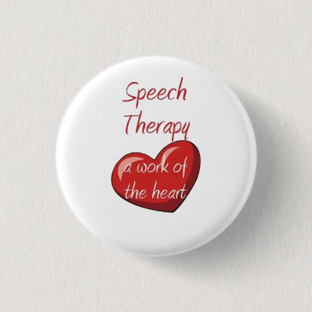 Speech Therapist Button (Front)
