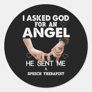 Speech Therapist Classic Round Sticker