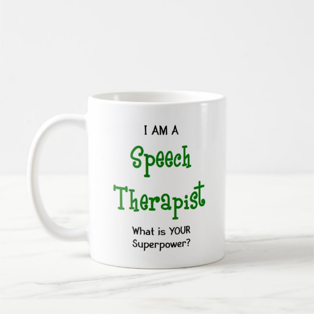 speech therapist coffee mug (Left)