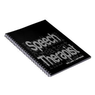 Speech Therapist Extraordinaire CUSTOM Notebook