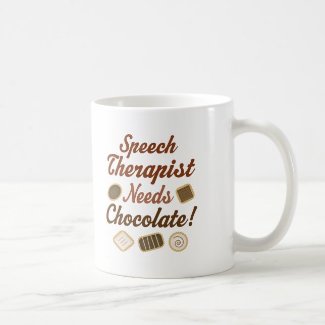 Speech Therapist (Funny) Gift Coffee Mug (Right)