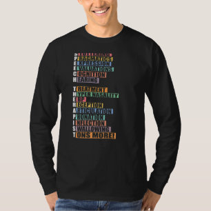 Speech Therapist Language Pathologist SLP Therapy T-Shirt