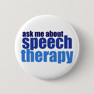 Speech Therapist Pinback Button