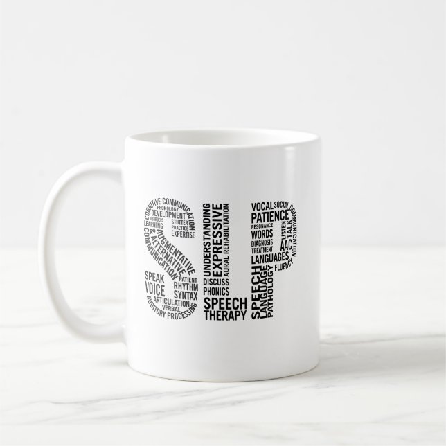 Speech Therapist SLP Coffee Mug (Left)