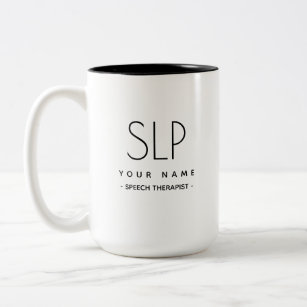 Speech Therapist SLP Modern Minimalist Mug
