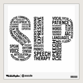 Speech Therapist SLP Wall Decal