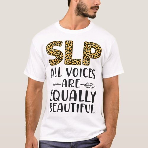 Speech Therapist Speech Language Pathologist Slp T_Shirt