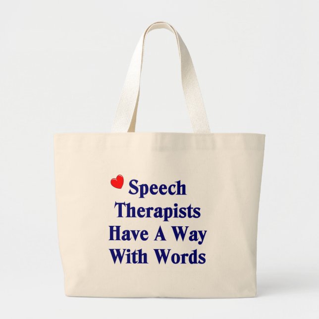 Speech Therapist Tote Bag (Front)