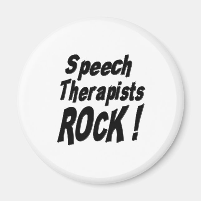 Speech Therapists Rock! Magnet (Front)