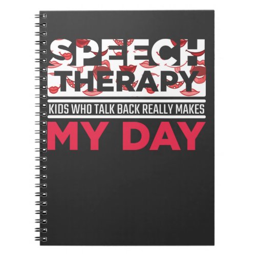 Speech Therapy Appreciation Kid Logopedics Teacher Notebook