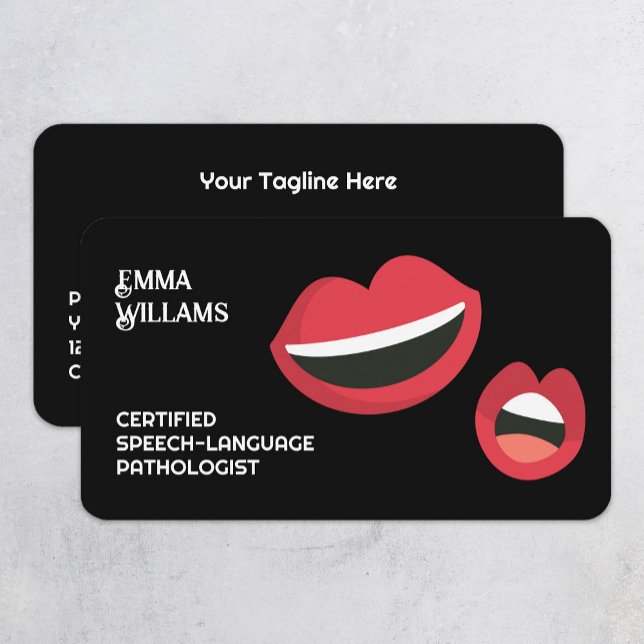 Speech Therapy Business Card (Creator Uploaded)