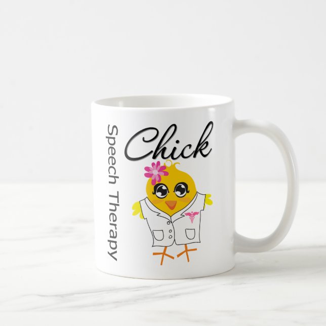 Speech Therapy Chick Coffee Mug (Right)