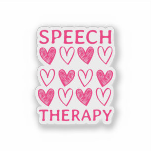 Speech Therapy Cute Speech Therapist Sticker