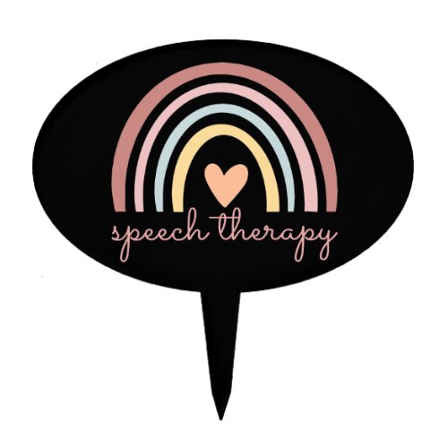Speech Therapy I Cake Topper