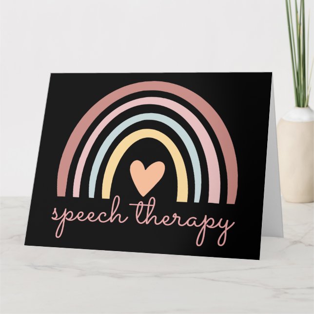 Speech Therapy I Card (Front)