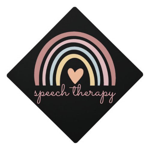 Speech Therapy I Graduation Cap Topper