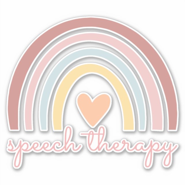 Speech Therapy I Sticker (Front)