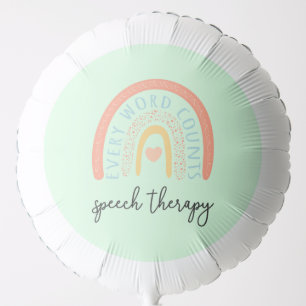Speech Therapy II - Every Word Counts Balloon