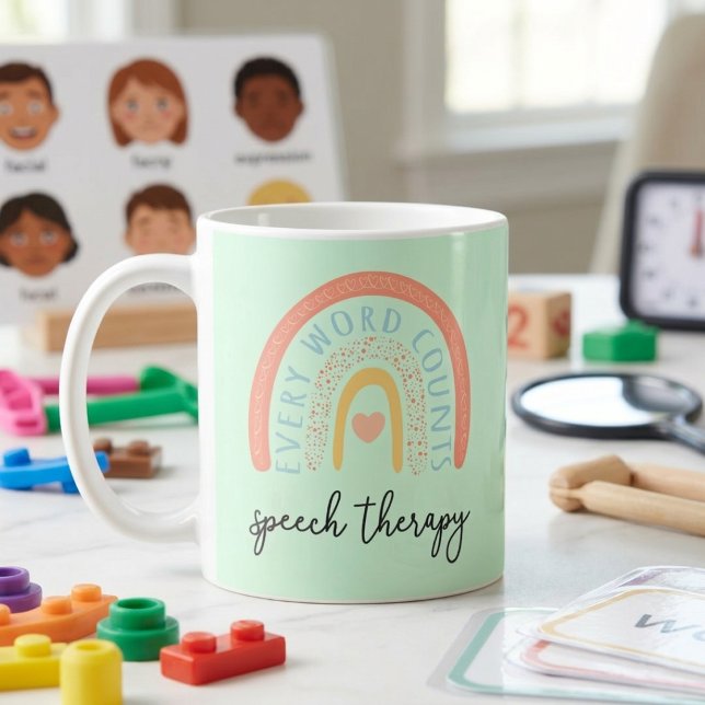 Speech Therapy II - Every Word Counts Coffee Mug (Creator Uploaded)