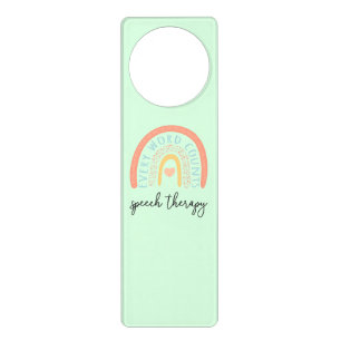 Speech Therapy II - Every Word Counts Door Hanger
